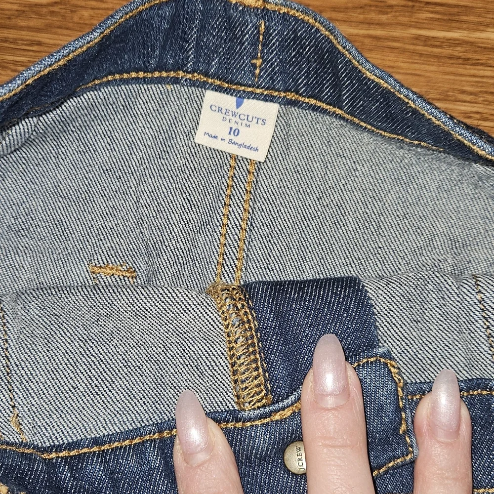 Girl's JCREW Denim Skirt Size 10 - Picture 2 of 3